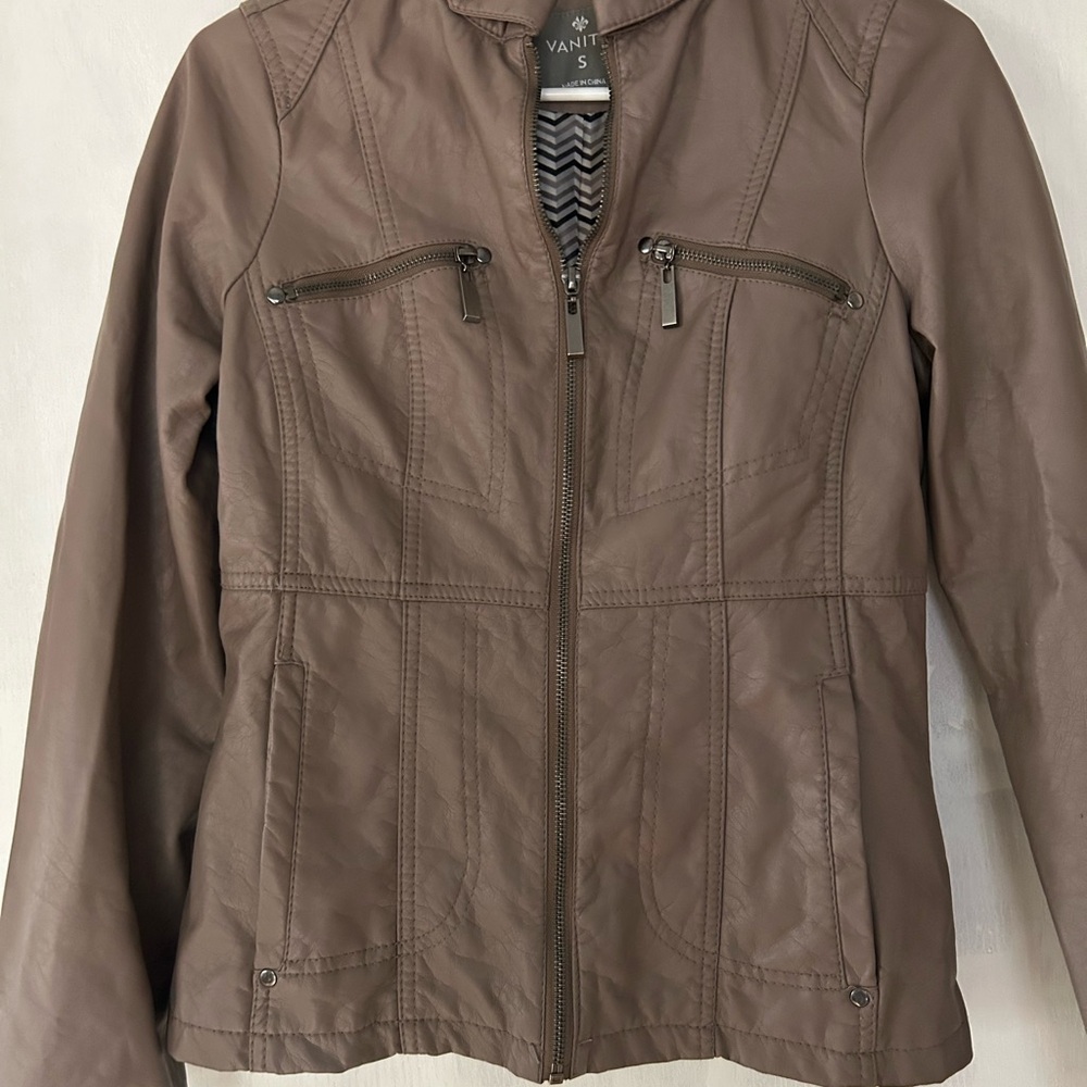 Vanity Women's Brown Leather Jacket